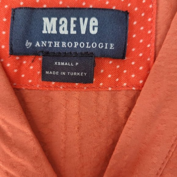 Maeve Dresses Maeve By Anthropologie Amber Tiered Ruffle Tunic Dress Sz XS - Picture 15 of 15